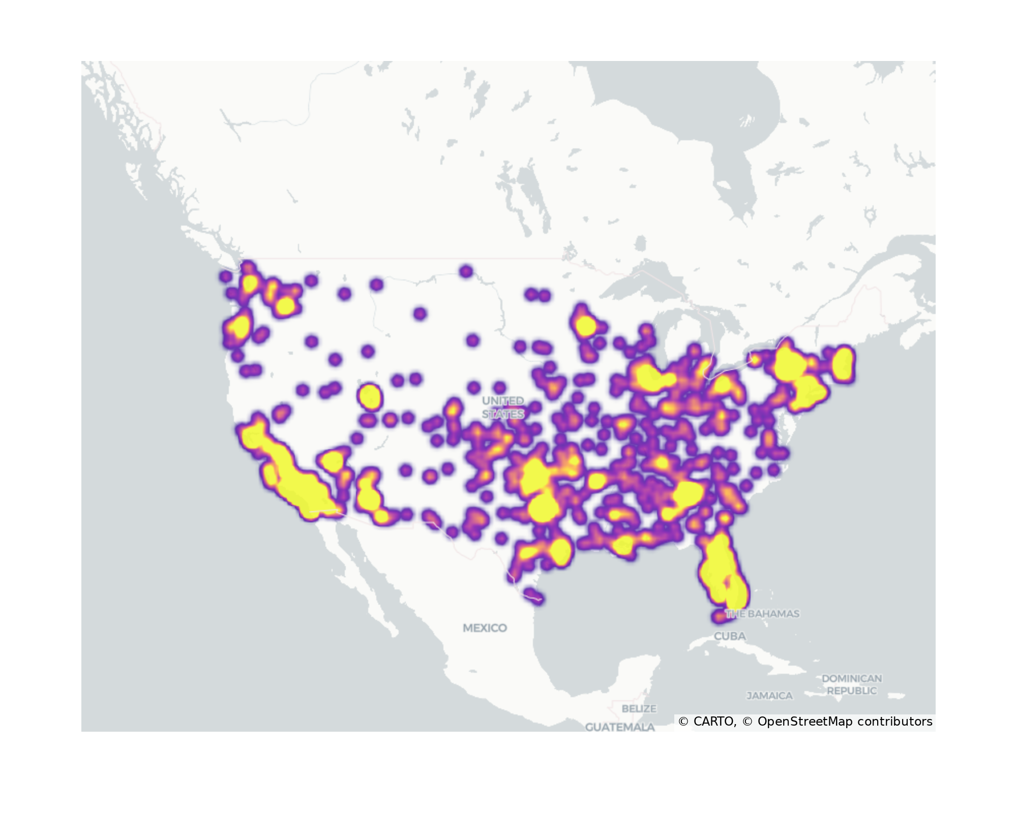 Gas Stations Geographical Distribution