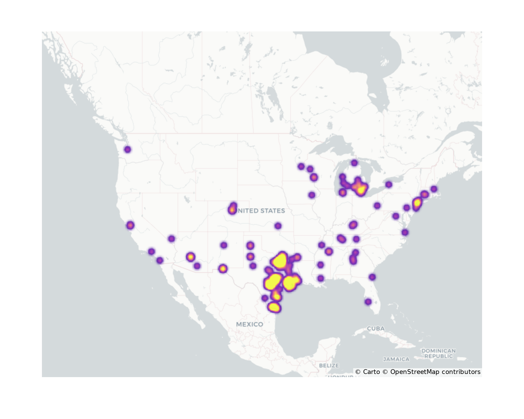 Medical Offices - Dentist Geographical Distribution