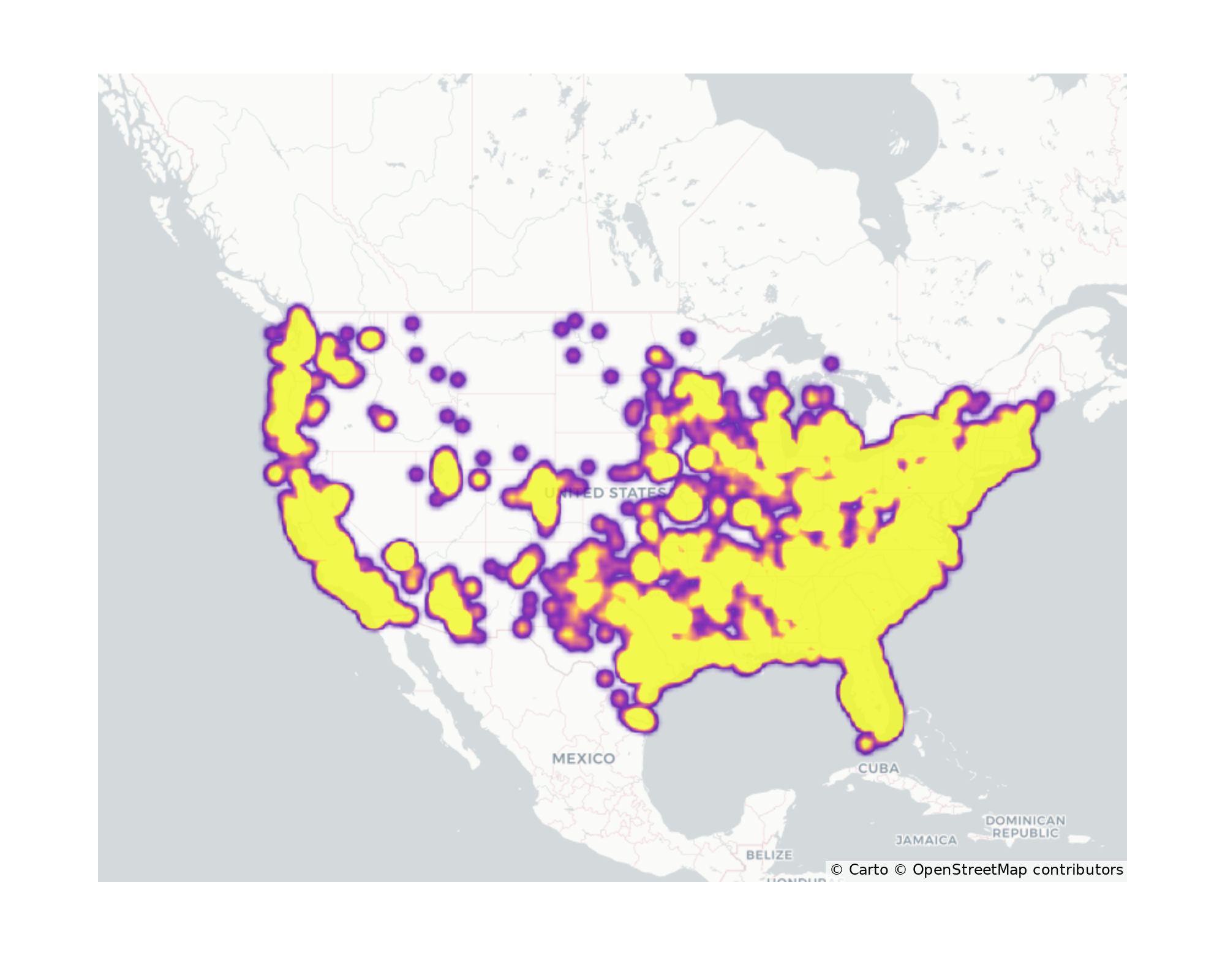 Convenience Stores Geographical Distribution