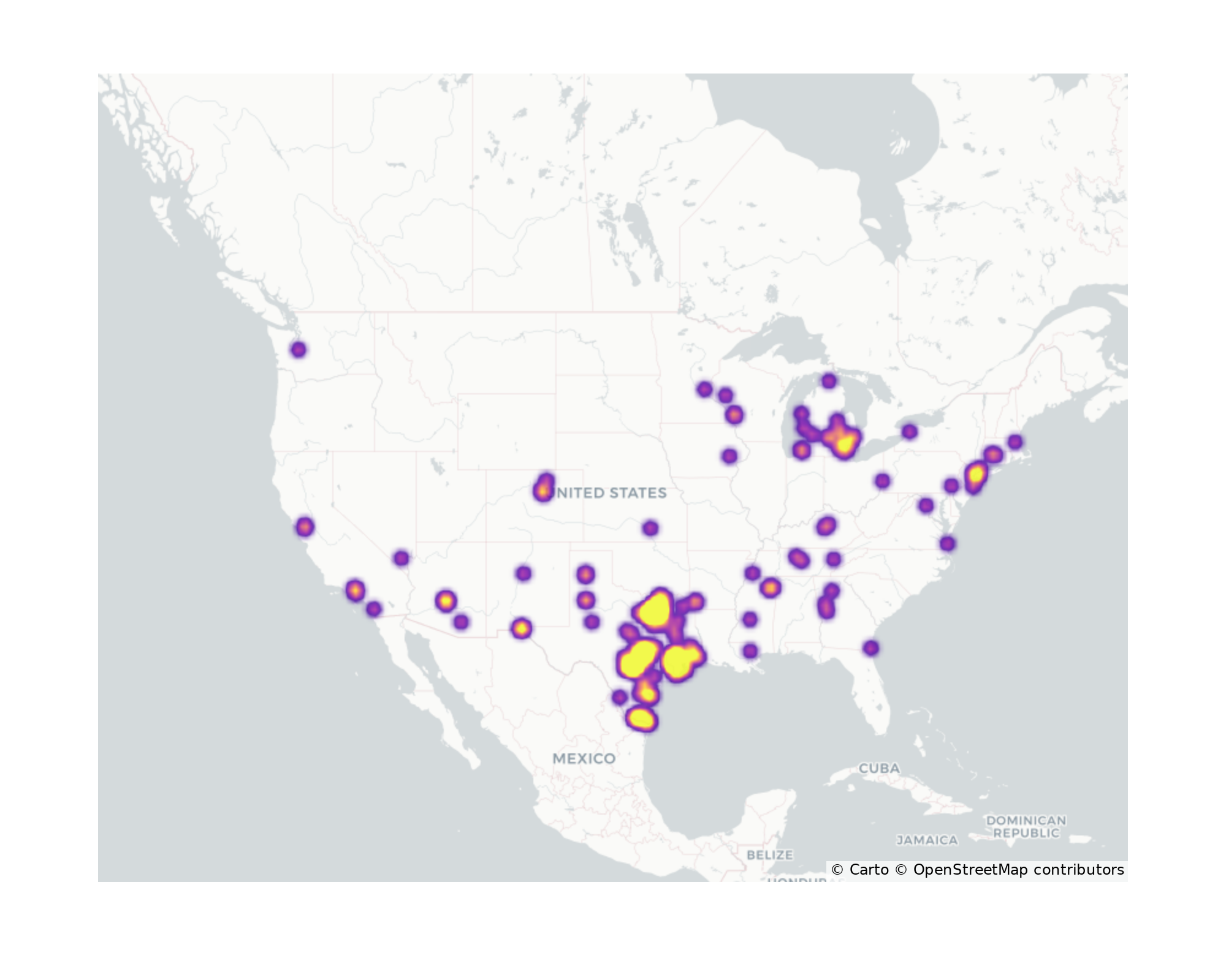 Medical Offices - Dentist Geographical Distribution