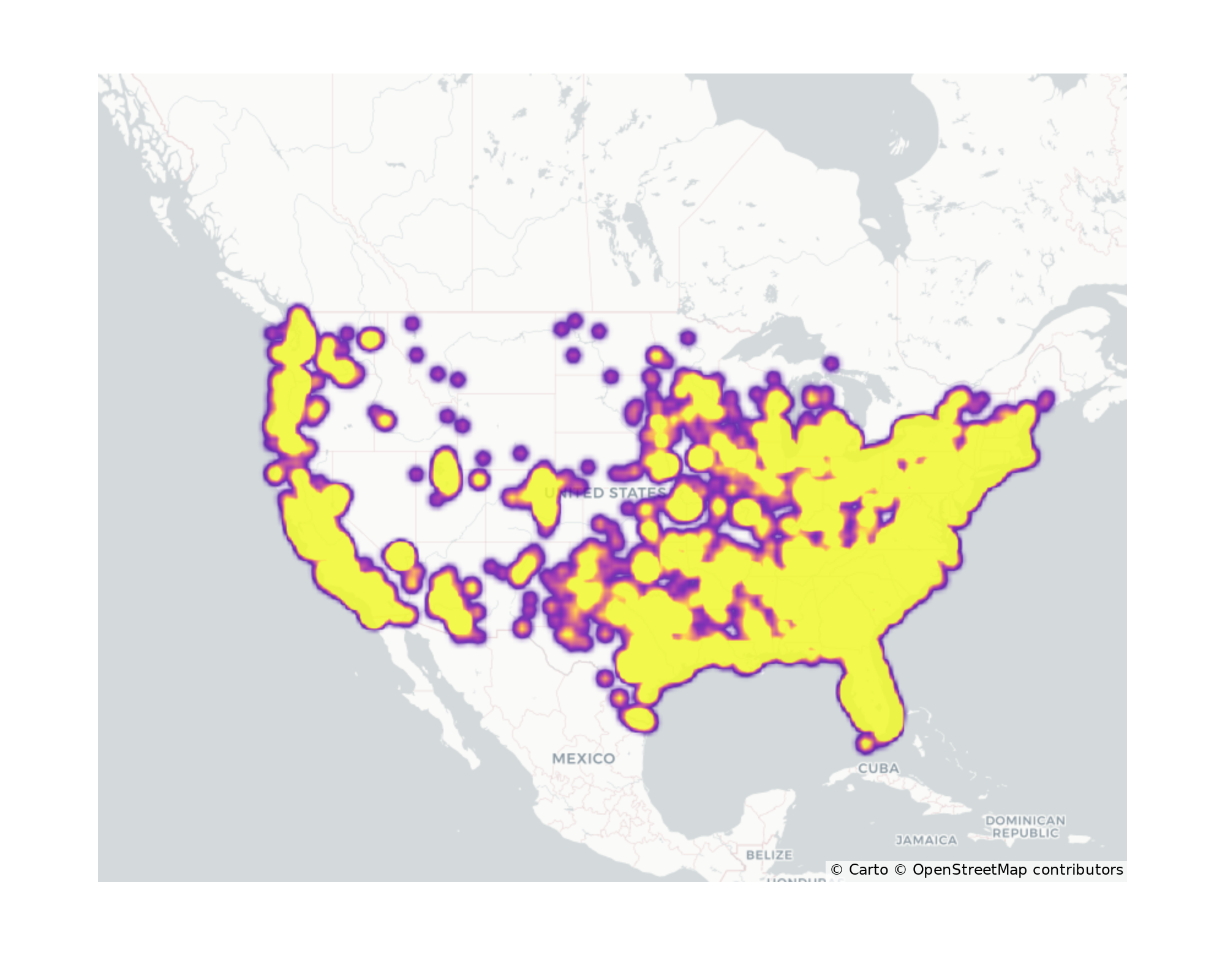 Convenience Stores Geographical Distribution