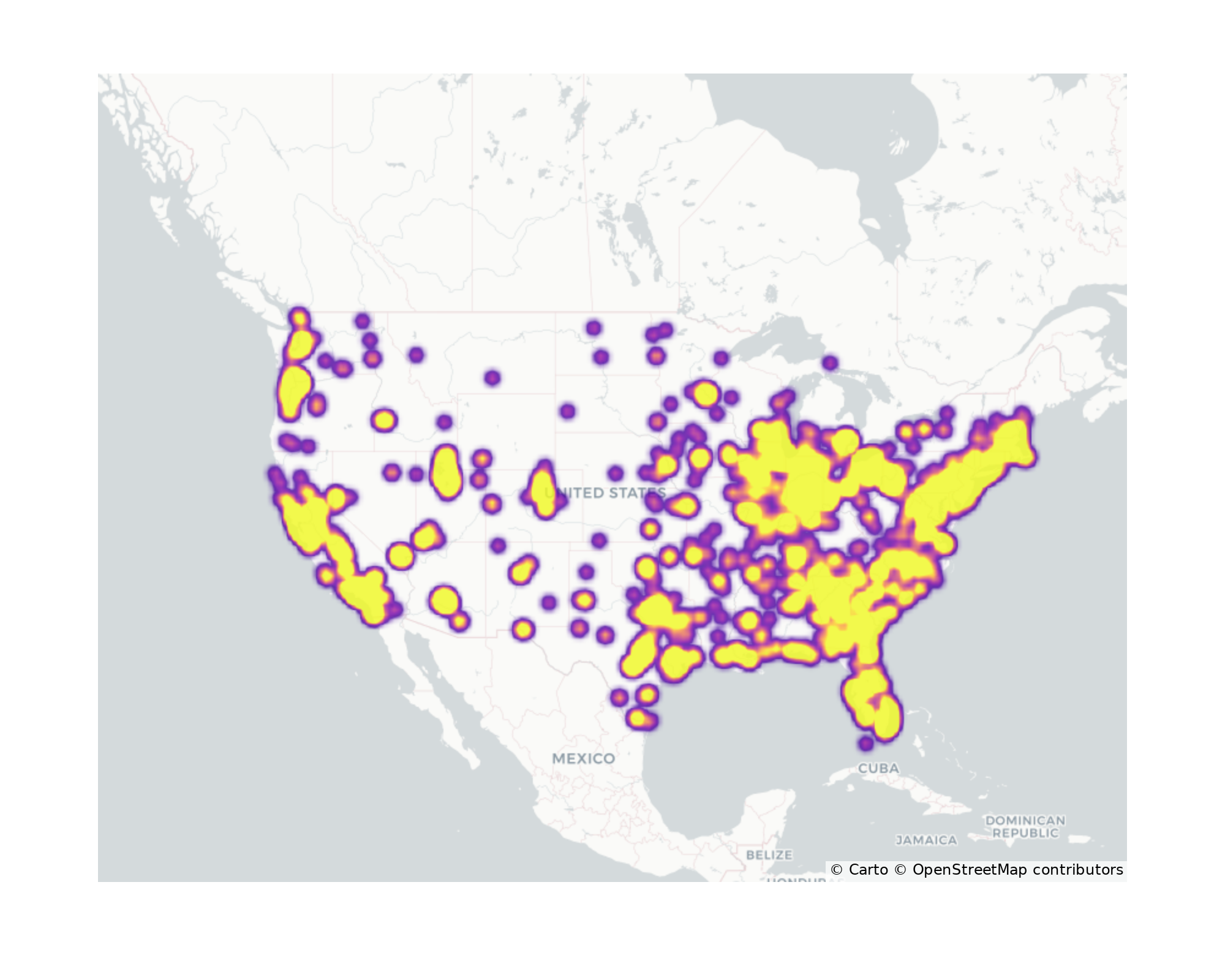 Quick Serve Restaurants Geographical Distribution