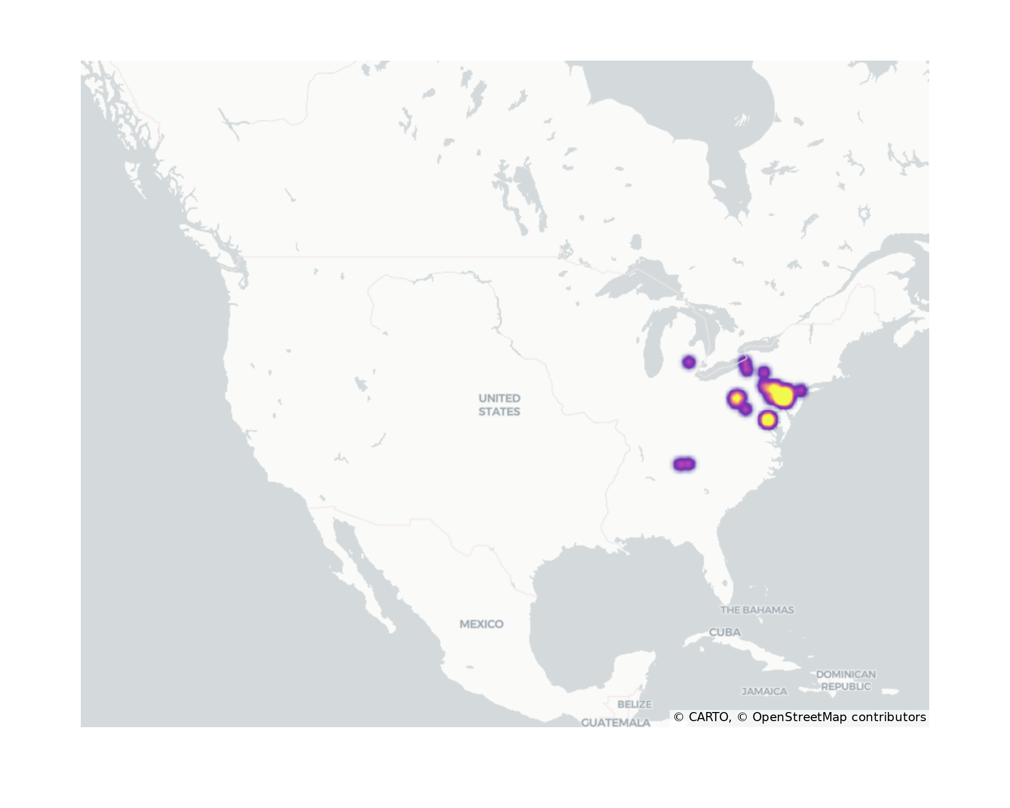 Fire Departments Geographical Distribution