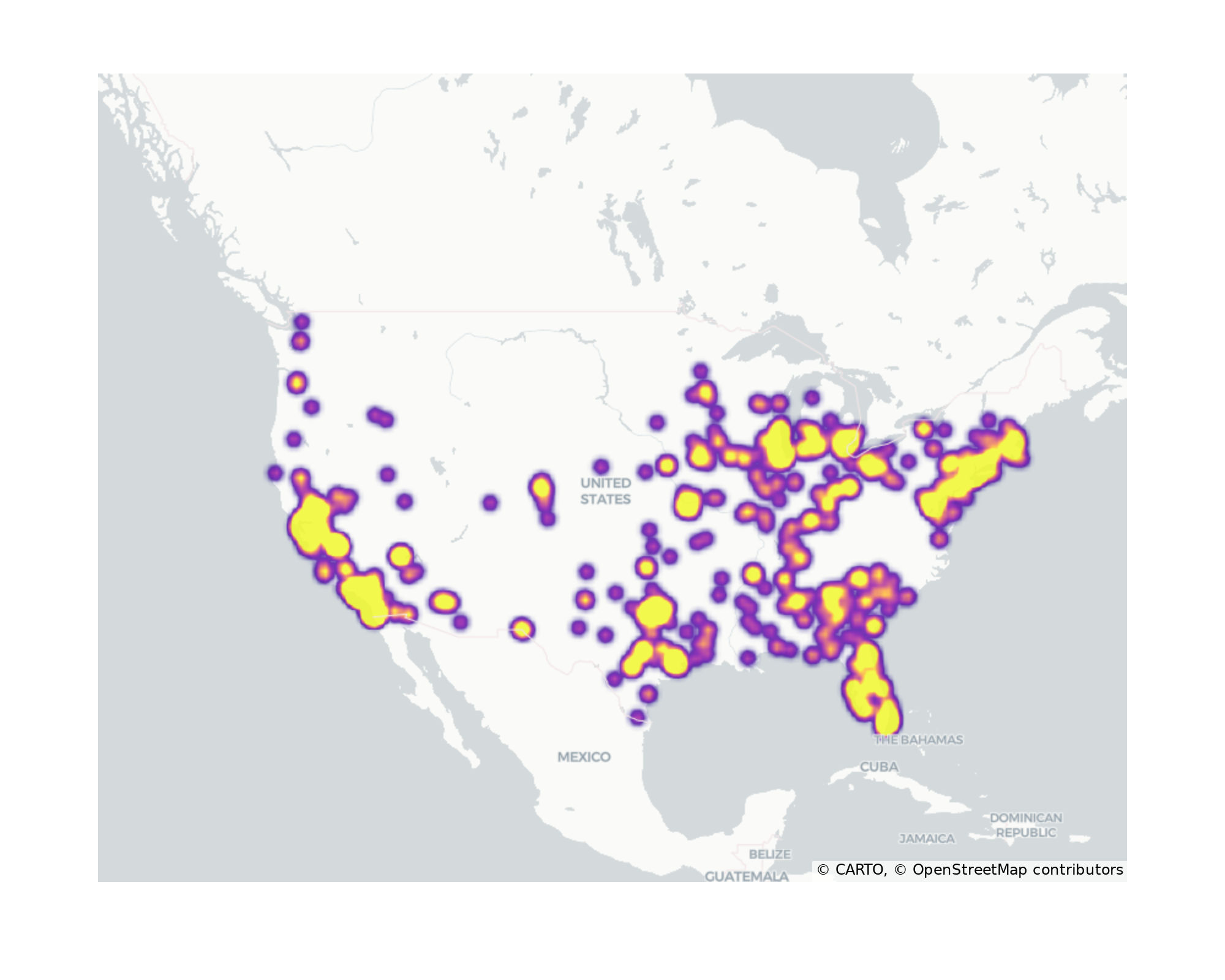 Liquor Stores Geographical Distribution