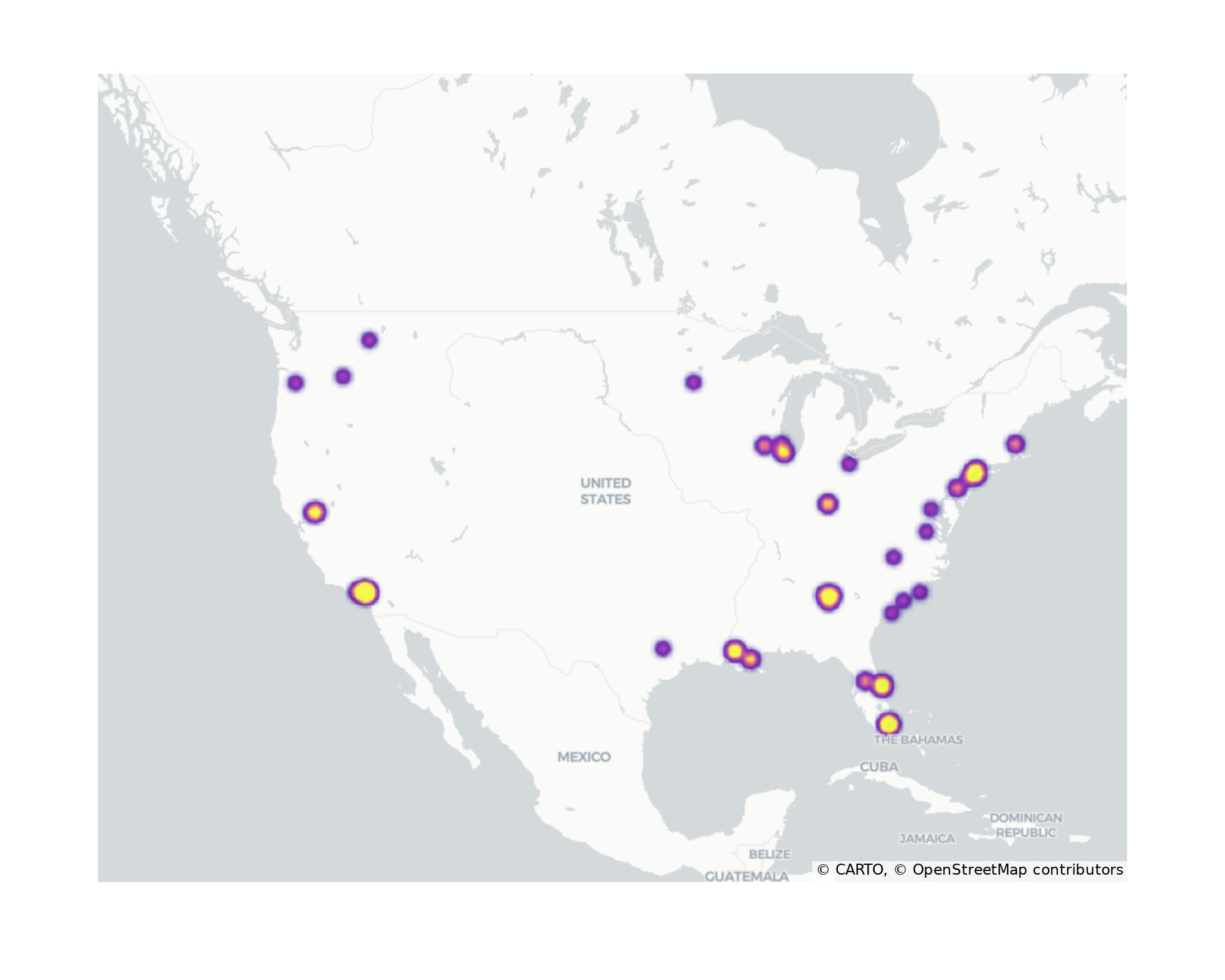 Parks Geographical Distribution