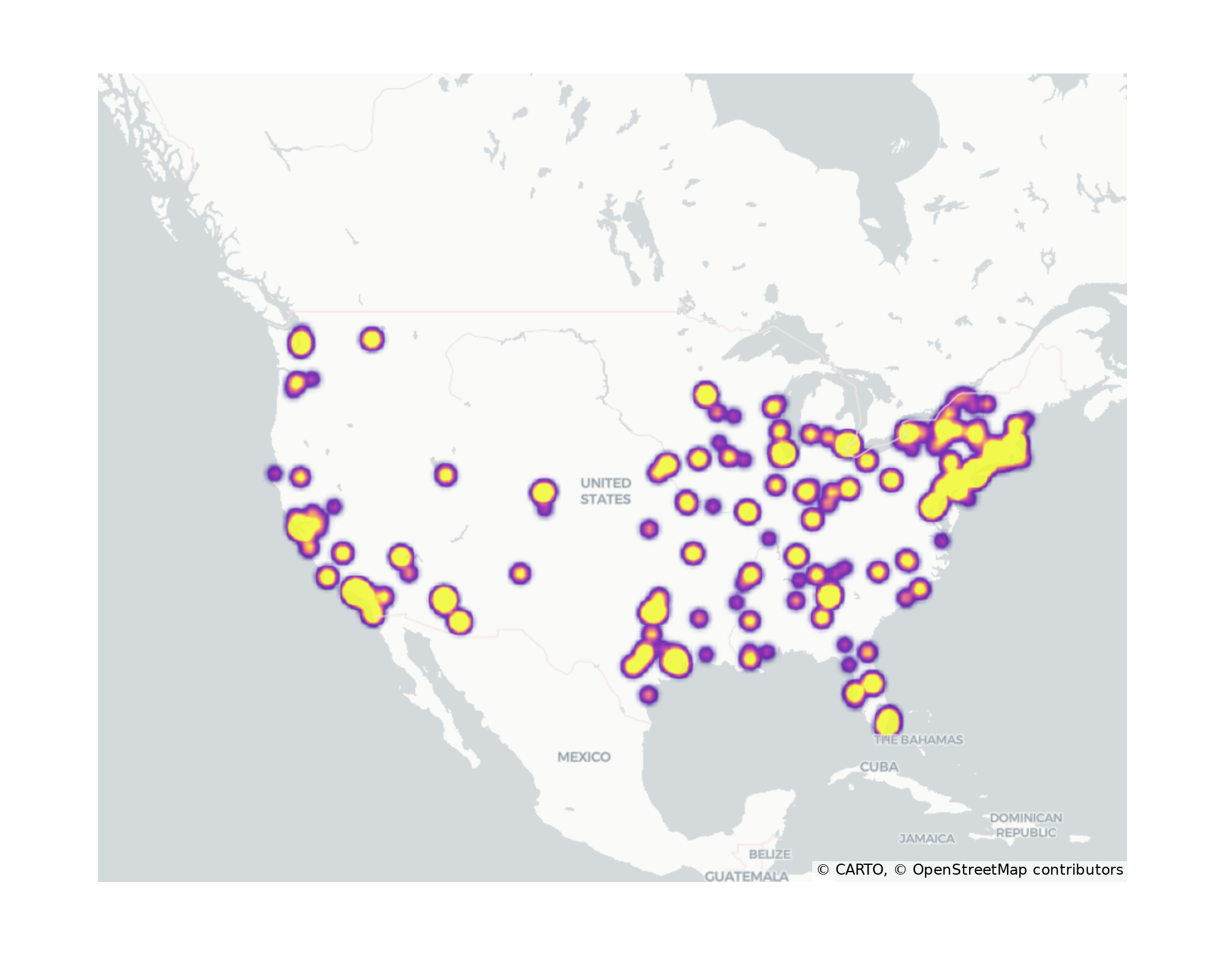 Parking Structures Geographical Distribution