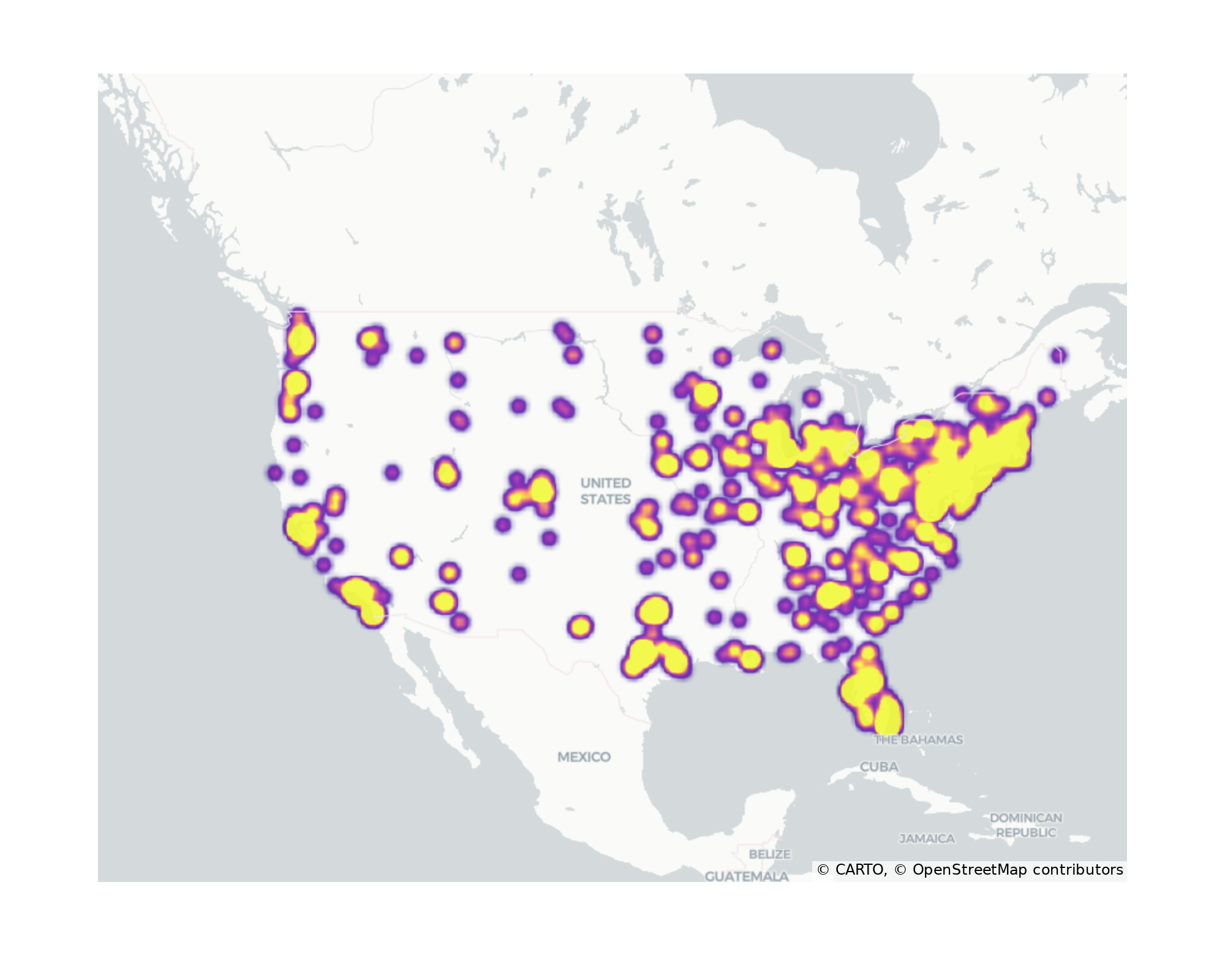 Residential Facilities Geographical Distribution