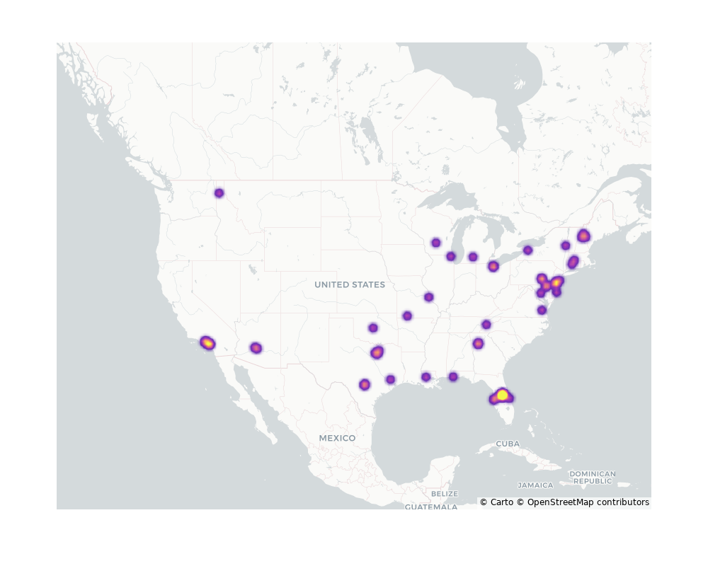 Amusement Parks Geographical Distribution