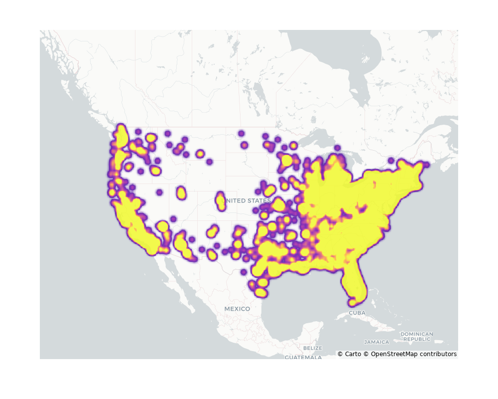 Drugstores Geographical Distribution