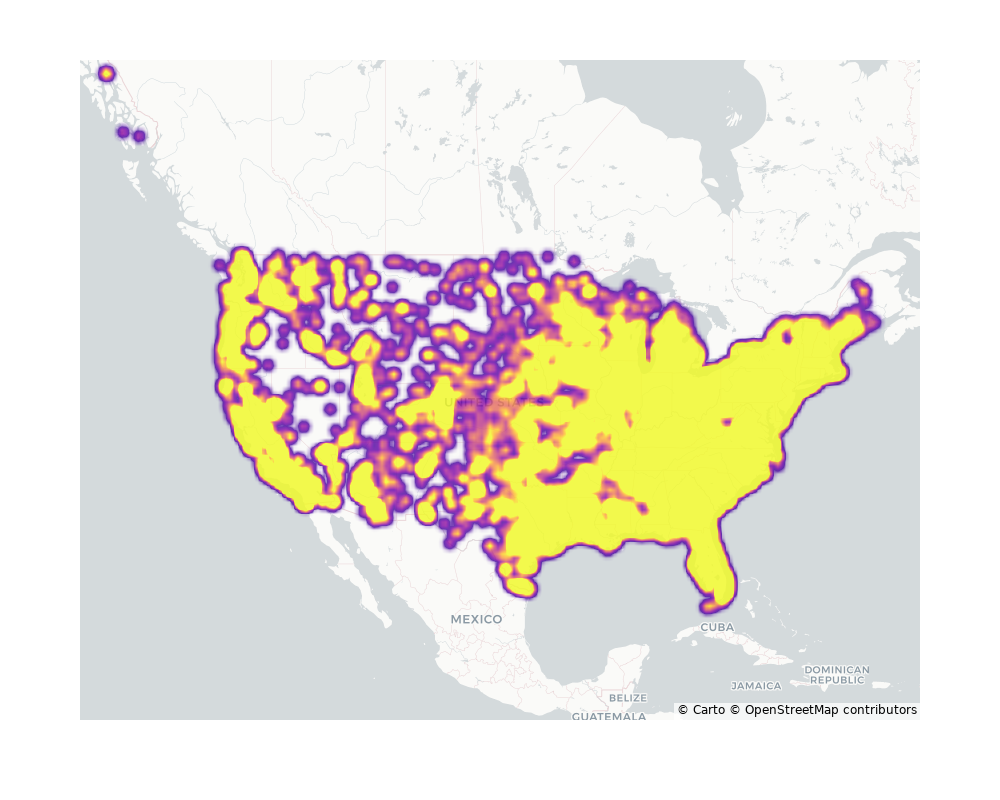 Grocery Stores Geographical Distribution