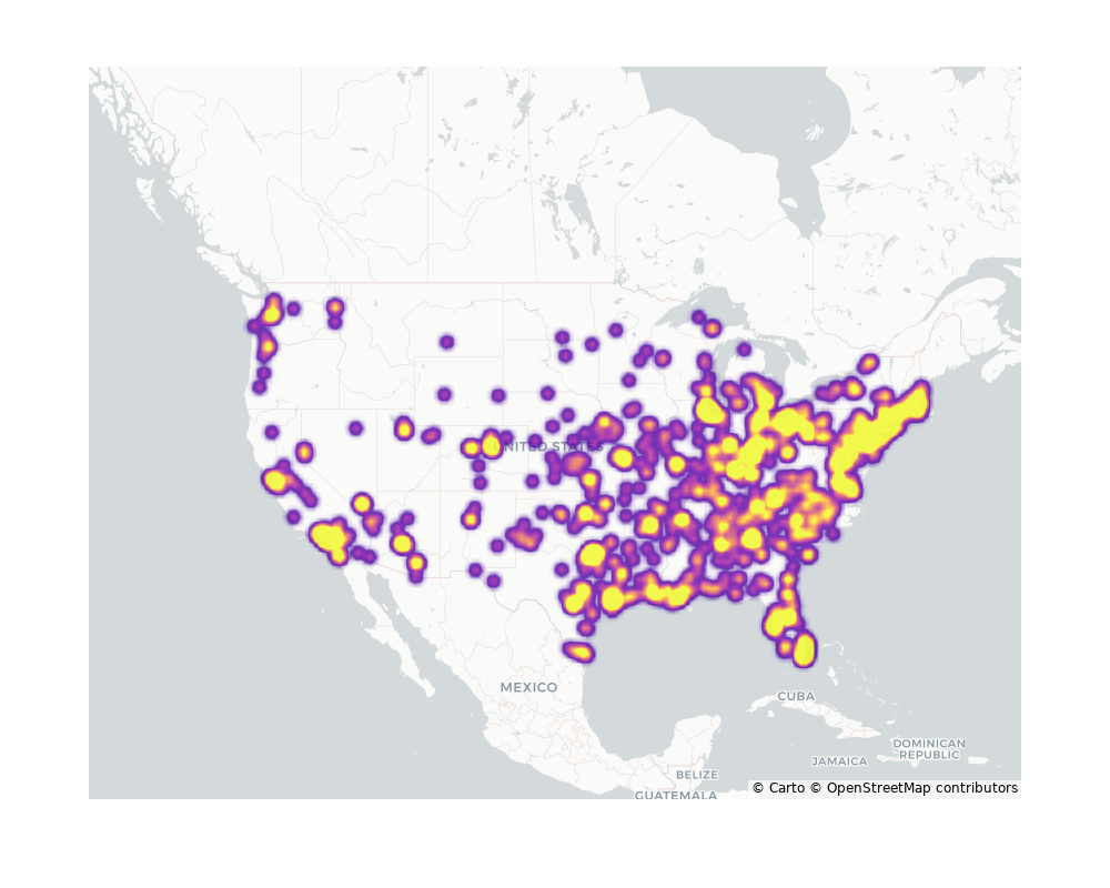 Hospitals Geographical Distribution