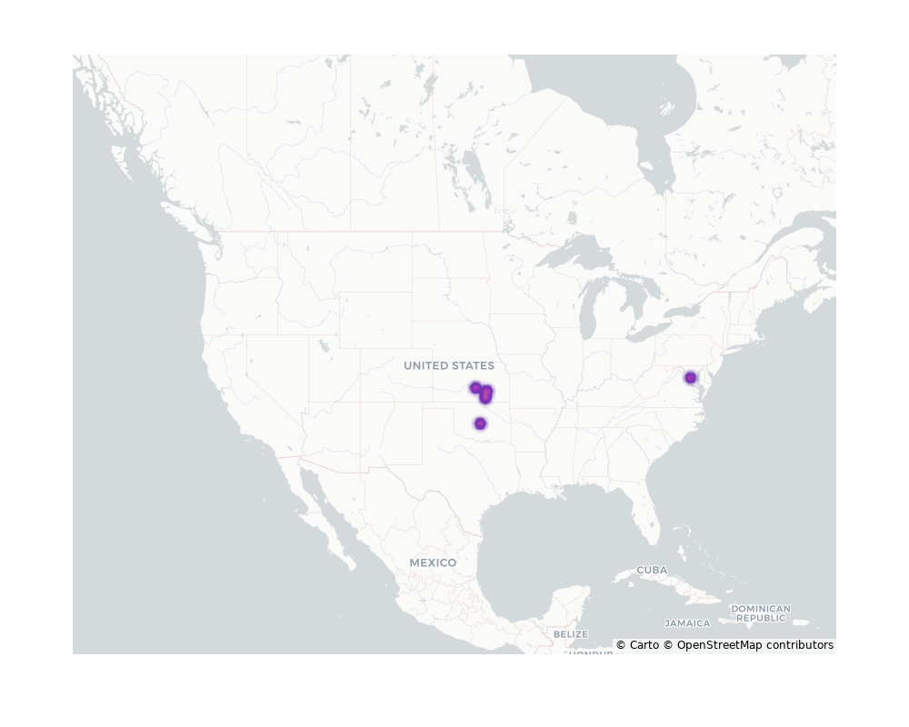 Institutional Housings Geographical Distribution