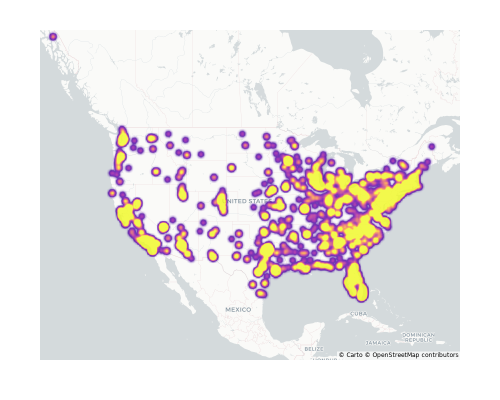 Shopping Malls Geographical Distribution