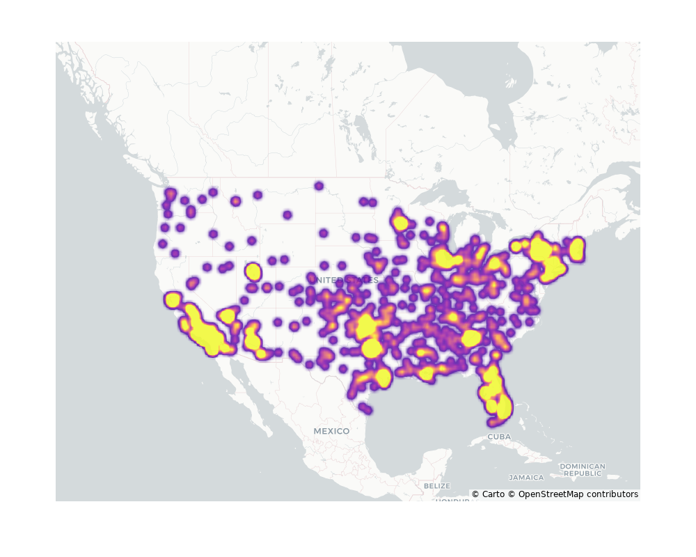 Gas Stations Geographical Distribution