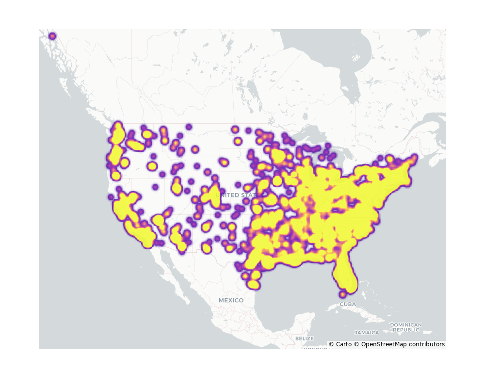 Businesses Geographical Distribution