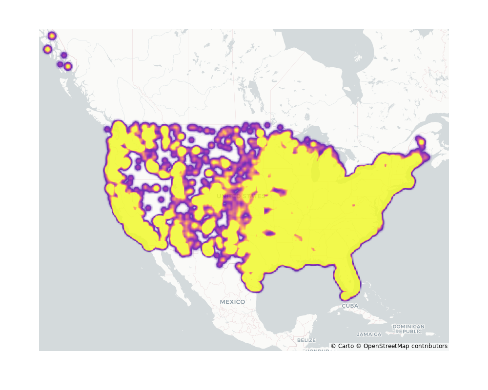 Grocery Stores Geographical Distribution