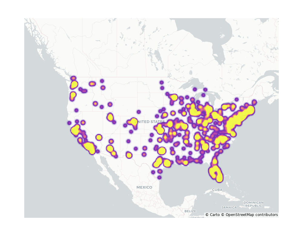 Office Buildings Geographical Distribution