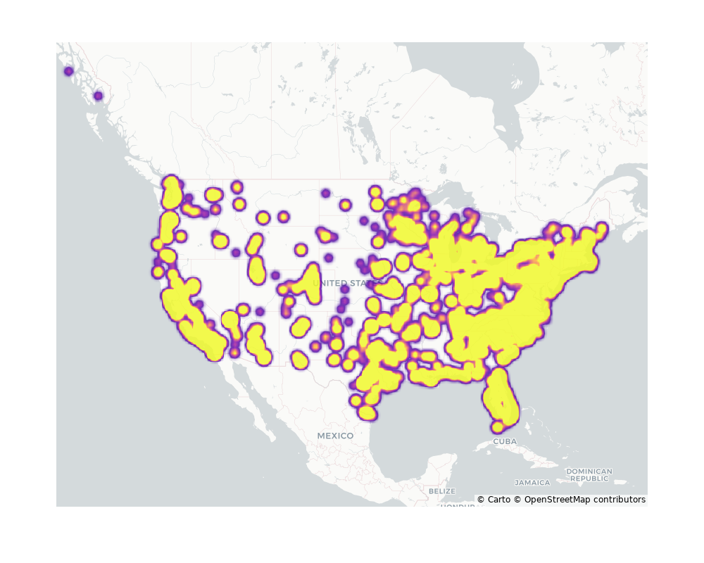 Theaters Geographical Distribution