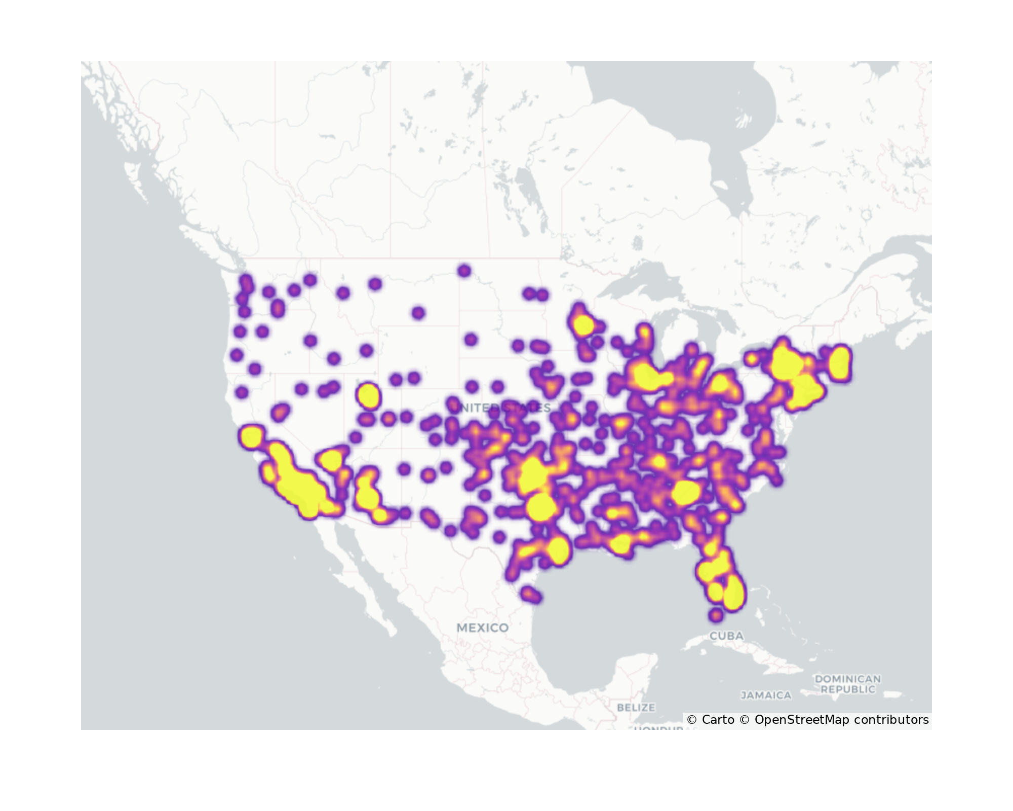 Gas Stations Geographical Distribution