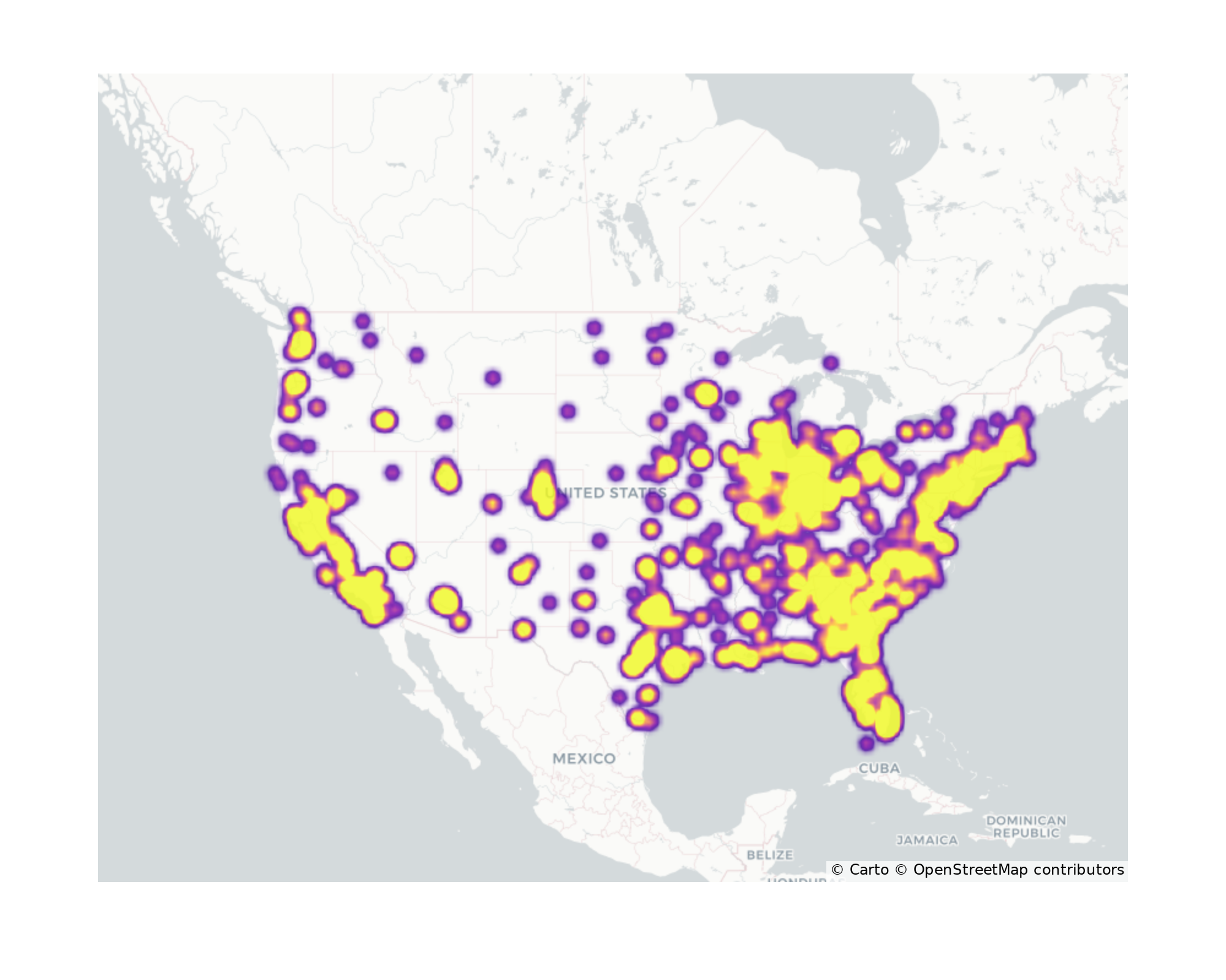 Quick Serve Restaurants Geographical Distribution