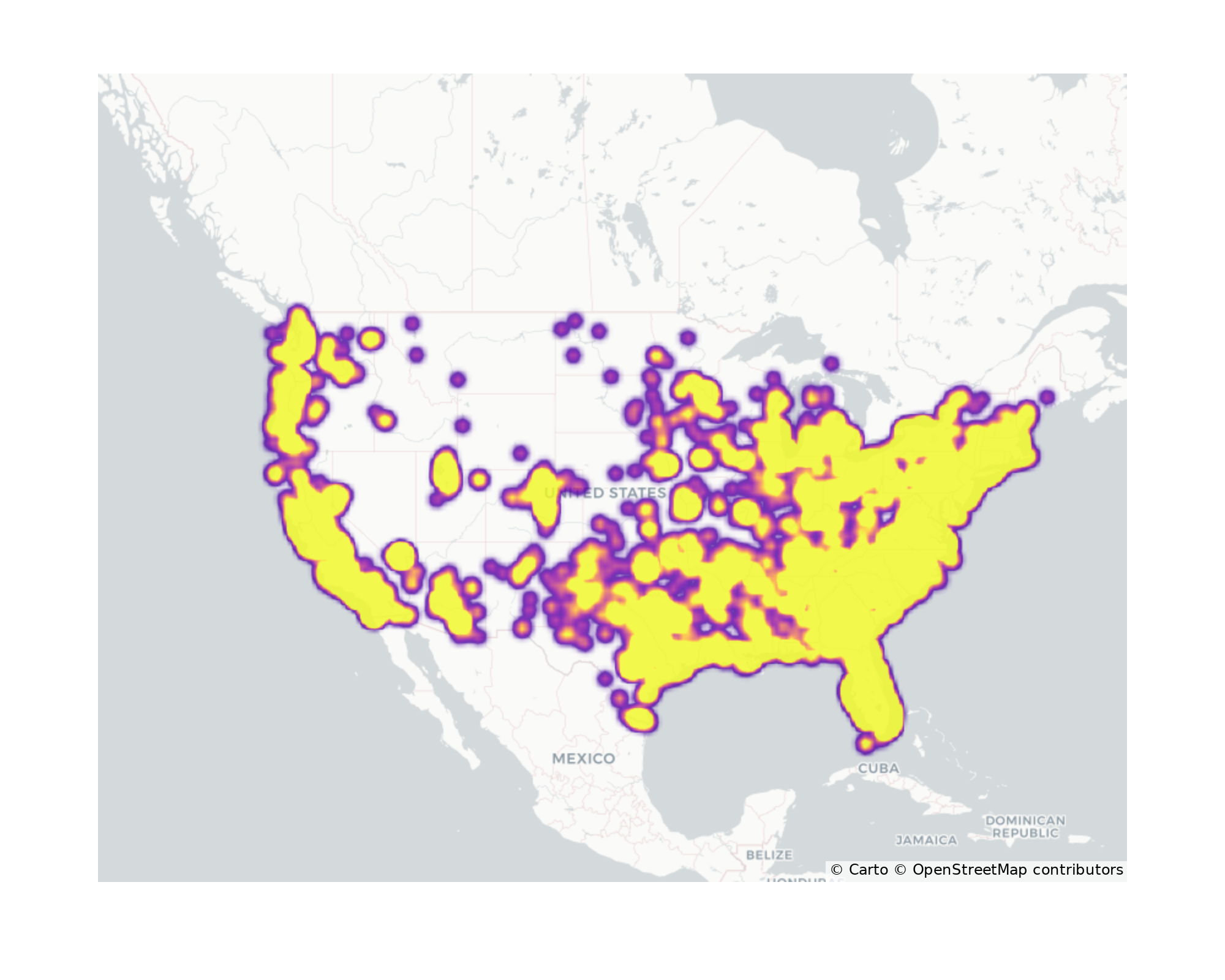 Convenience Stores Geographical Distribution