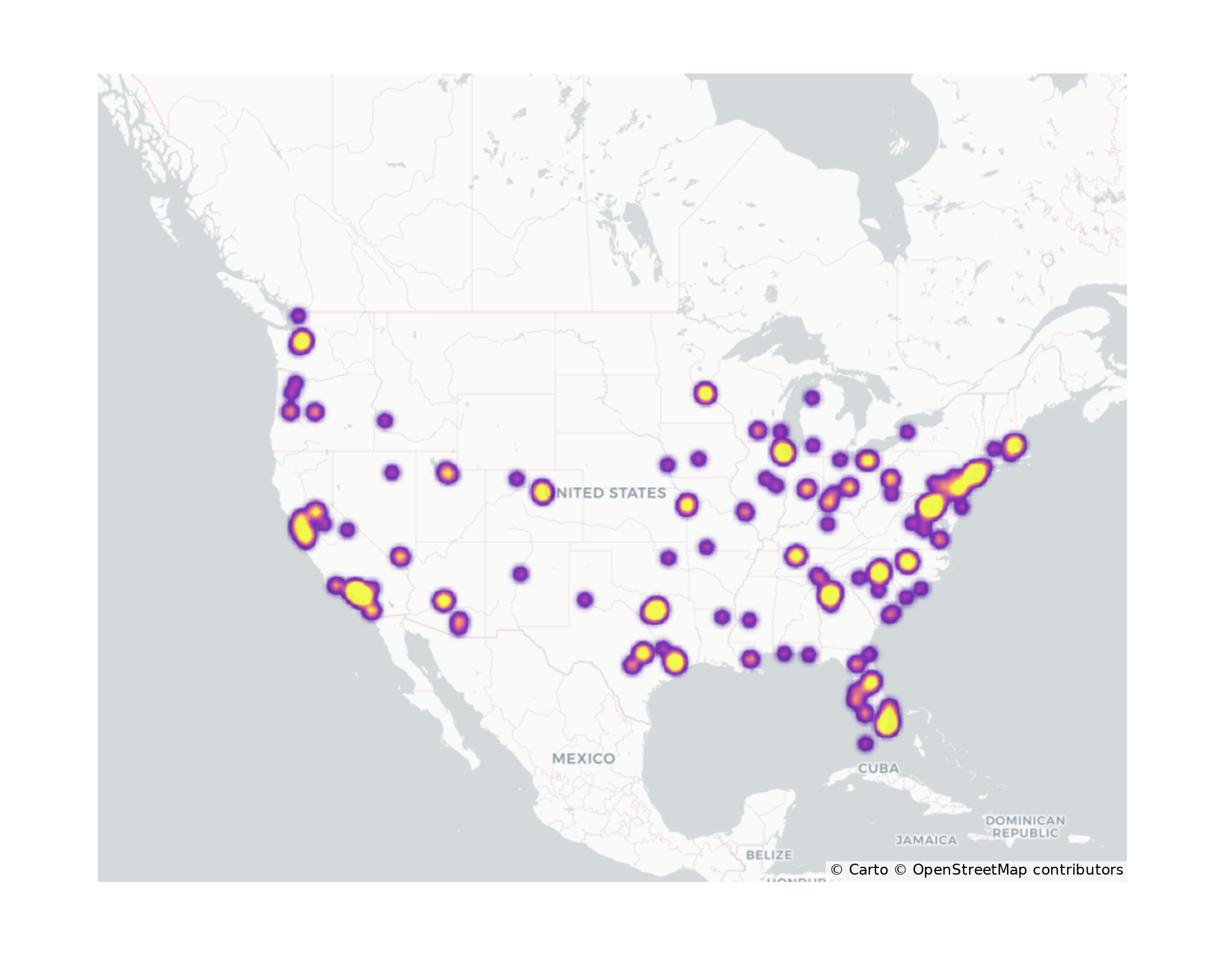 Lifestyle Centers Geographical Distribution