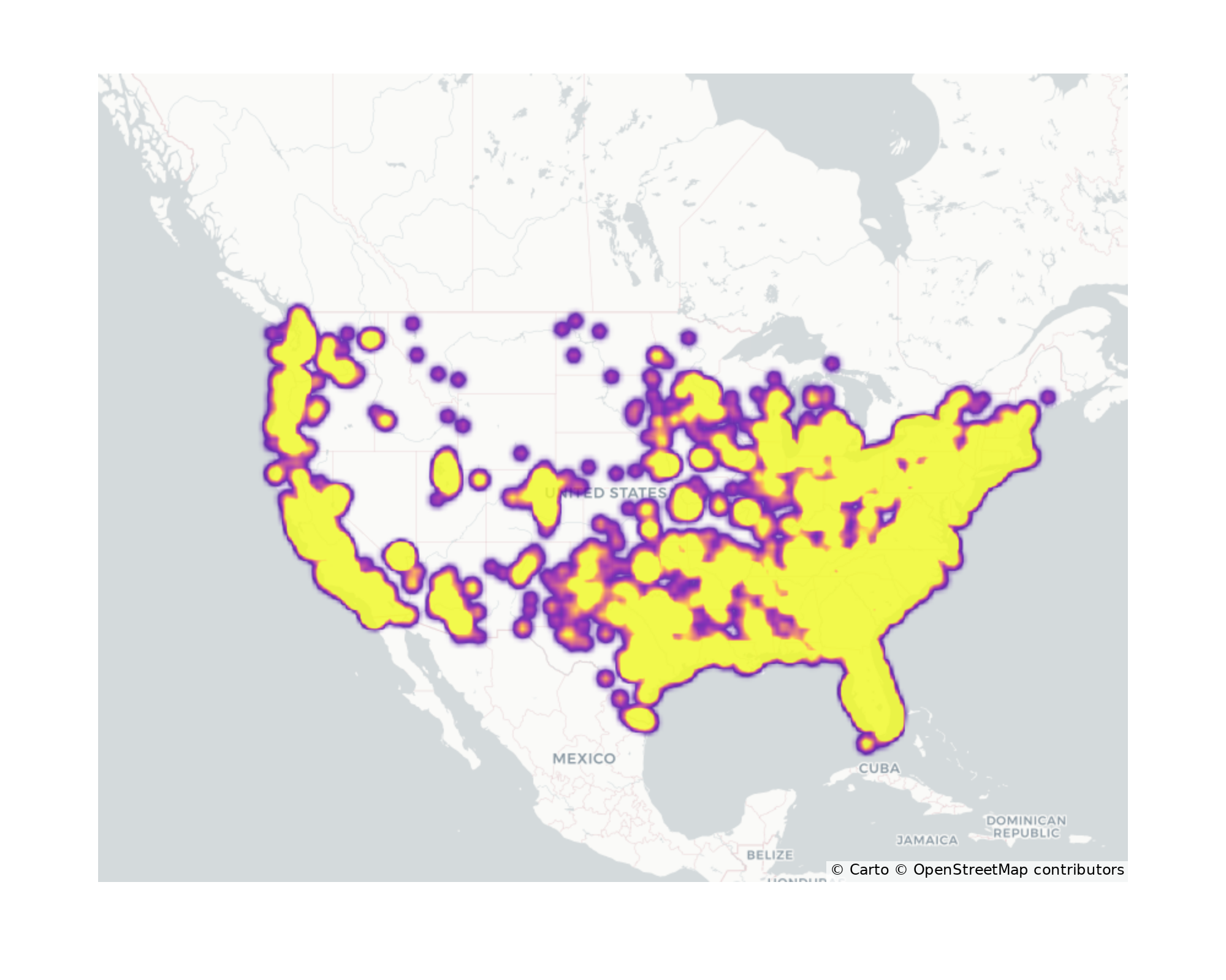 Convenience Stores Geographical Distribution