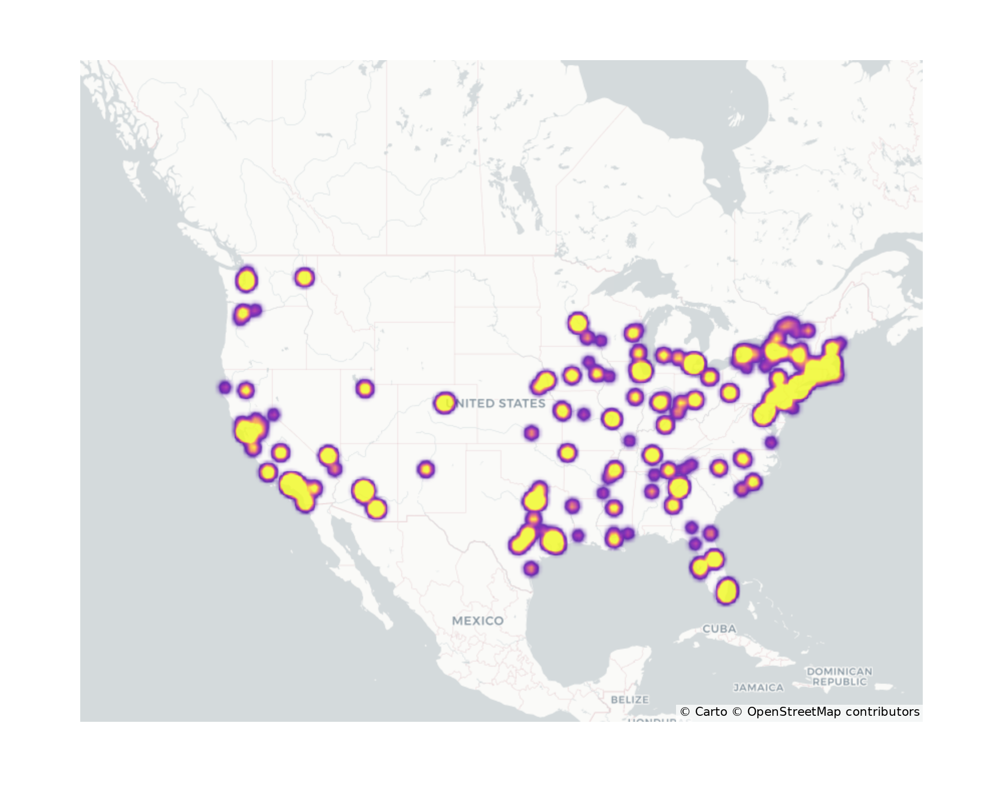 Parking Structures Geographical Distribution